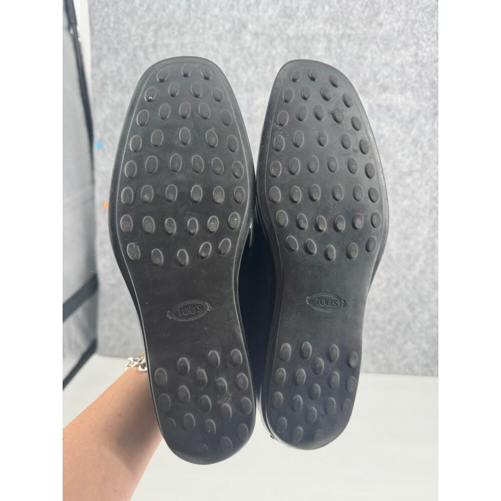 Tod's Black Leather Loafers - Picture 7 of 10